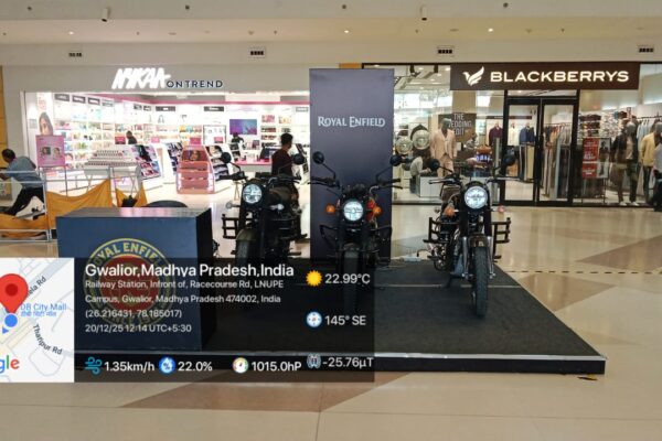 ROYAL ENFIELD BIKE MALL DISPLAY ACTIVITY 3