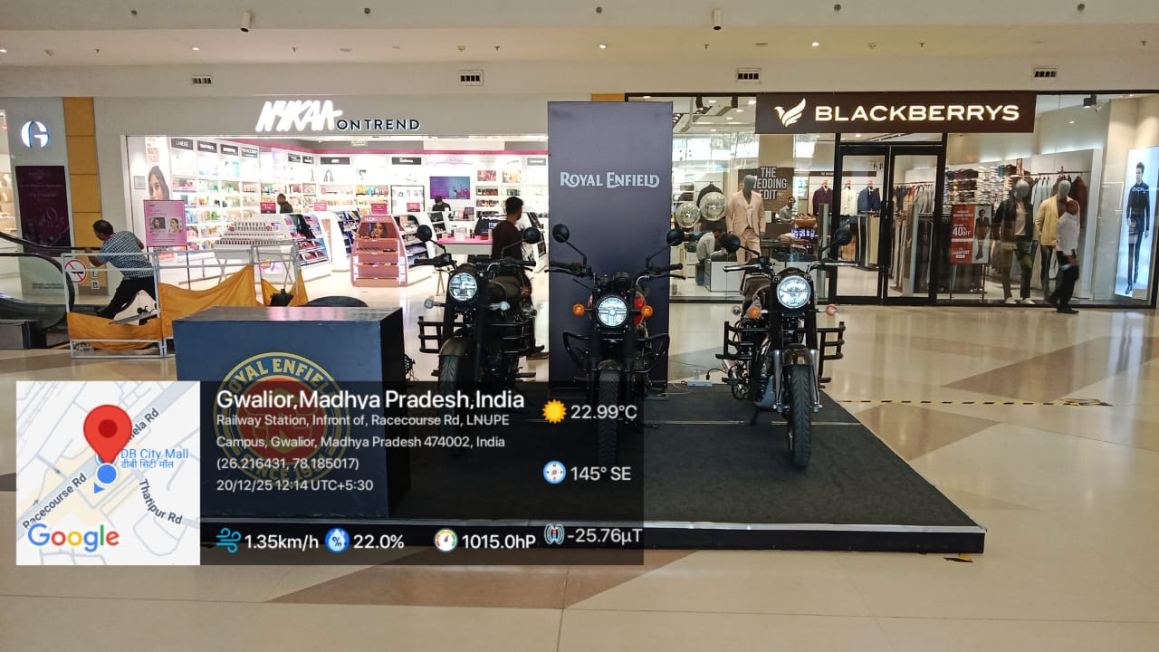 ROYAL ENFIELD BIKE MALL DISPLAY ACTIVITY