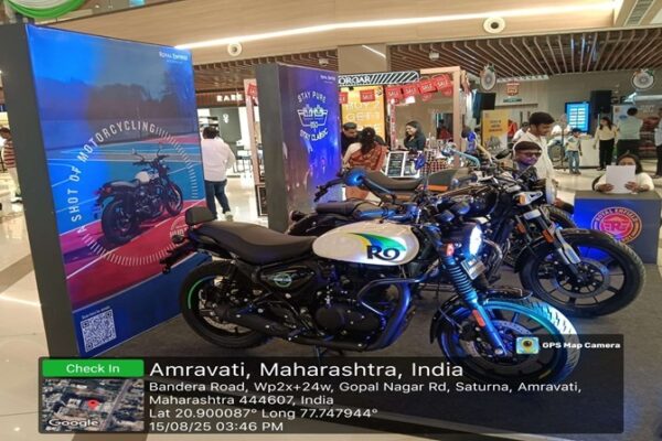 ROYAL ENFIELD BIKE MALL DISPLAY ACTIVITY